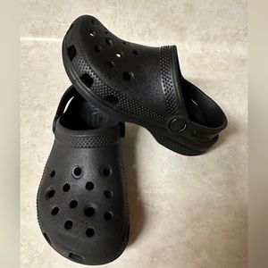Kids Black Crocs